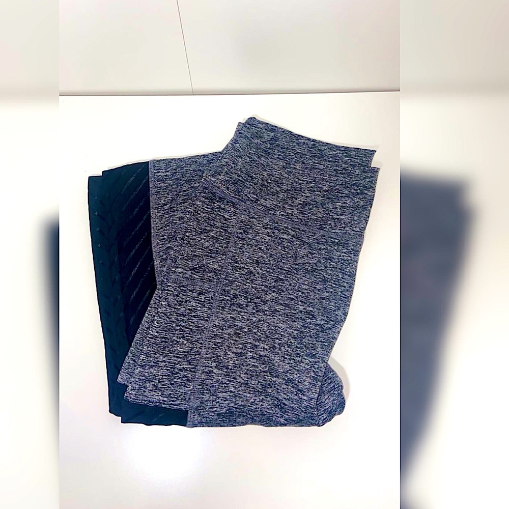 Grey & Black Gym Leggings